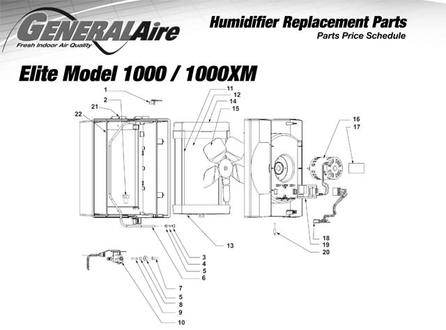 Replacement Parts 1000 Elite Series