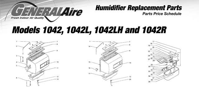 Replacement Parts 1042 Series