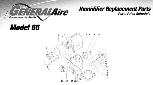 Replacement Parts Model 65