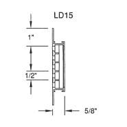 LD15 (Shallow 15 Deg) 1/4