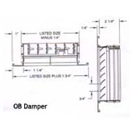 Return Air Grille OB Damper