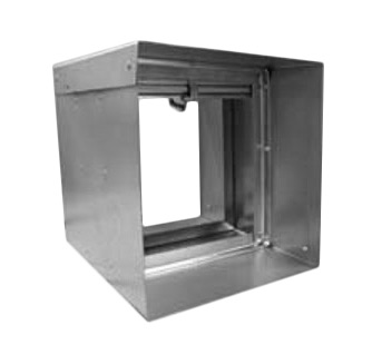 10x10 -  75AH Fire Damper with Sleeve    -  (Model # 10x10sle-ang)