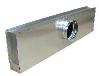 1"  Insulated Dace Linear Slot Plenum for 1 SLOT x 10" (Model# WRPI-1SLOTx10-1in)