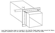 10x10" - Rapid Mounting Angles for Fire Dampers (4) 