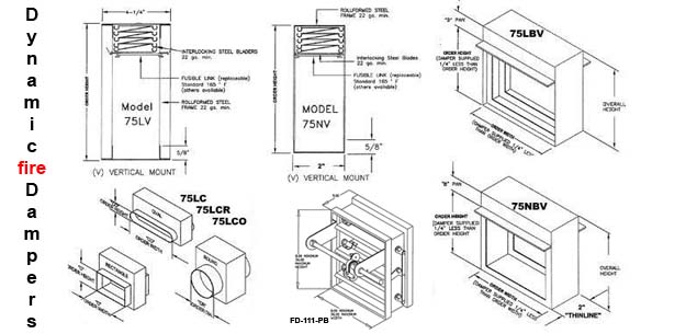 Dynamic, 2 Hr, & 3 Hr Fire Dampers