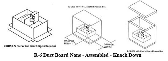 CRD w/Sleeve and/or Fiberglass Plenum for Grills