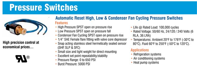 Pressure Switches