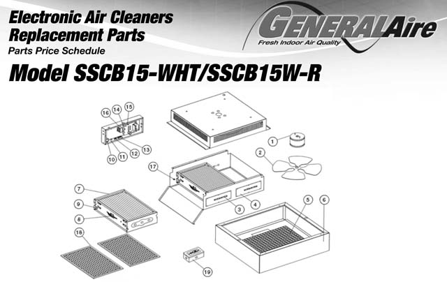 Parts - SSCB15-WHT/SSCB15W-R