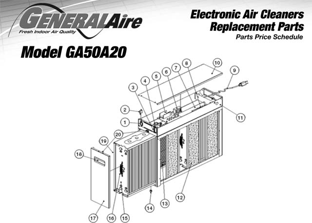 Parts GA50A20