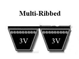 "R3V" Multi-Ribbed 3V Belts