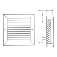 DG2 Aluminum Door Grill 