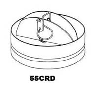 Ceiling Radiation Round Dampers 