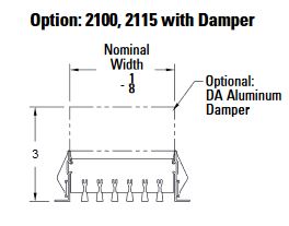 2100 with damper
