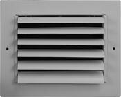 Curved blade ceiling Grille