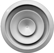 3100 Round Fixed + Adj Diffuser