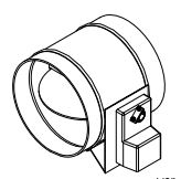 Small Round Motorized Dampers