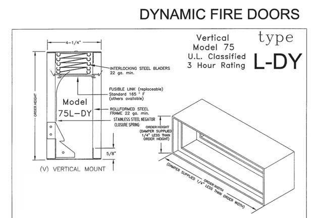 10 X 10 MAINLINE MCFD-1 FIRE CEILING DAMPER 4 HOUR RATING 167548 