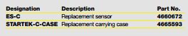 Refco ES-C,Replacement sensor,4660672