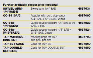 TAP-MARKING-RING-SET Refco, 4687793