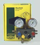 Refco BM4-3-F-R410A-FG-CCL-60,Sight glass manifold, R410A/R134a/R22, w/hoses,4675335