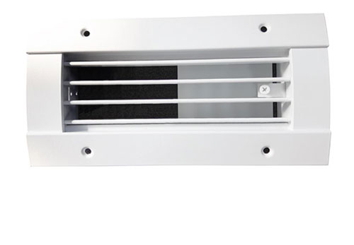 10x10 - Spiral Supply Aluminum Grille w/ Air Scoop - Single Deflection (Model # AVGDA18-HAS10x10)