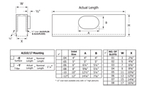 Airvector Slot Plenum 1", ALS1PL-8",Non-Insulated, ALS10 1SLOTx12"