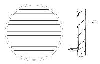 4375Z 4" Deep 46" Round Louver