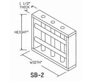 SB-2, 12.75"x 12.75"