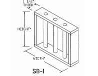 SB-1, 12.75"x 12.75"